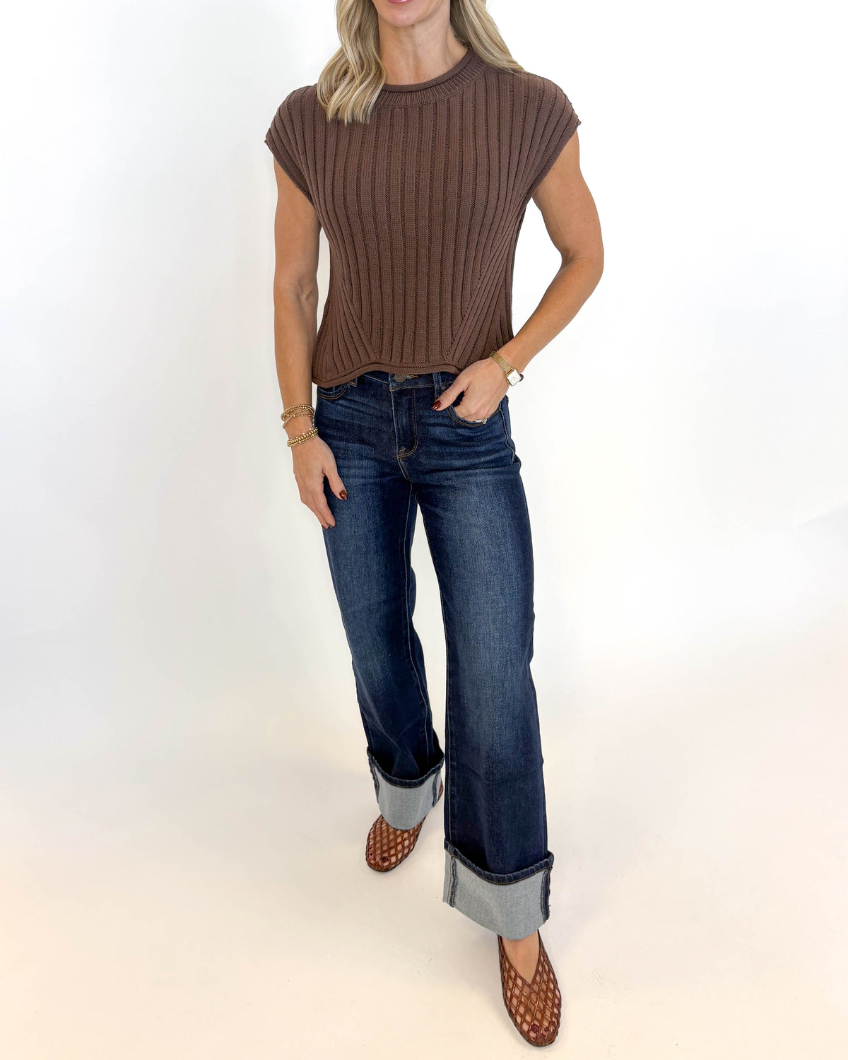 Espresso Hour Sweater Top