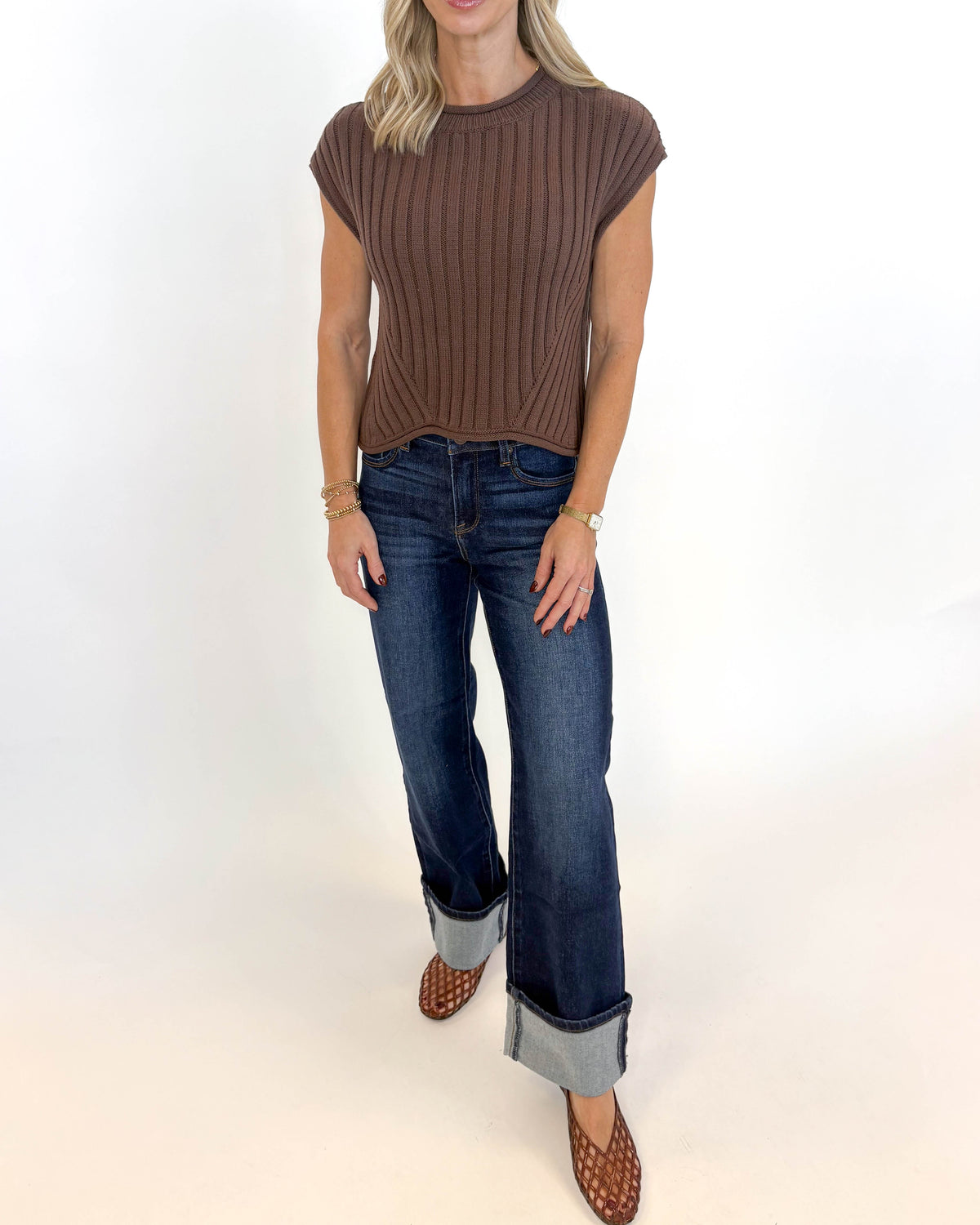 Espresso Hour Sweater Top