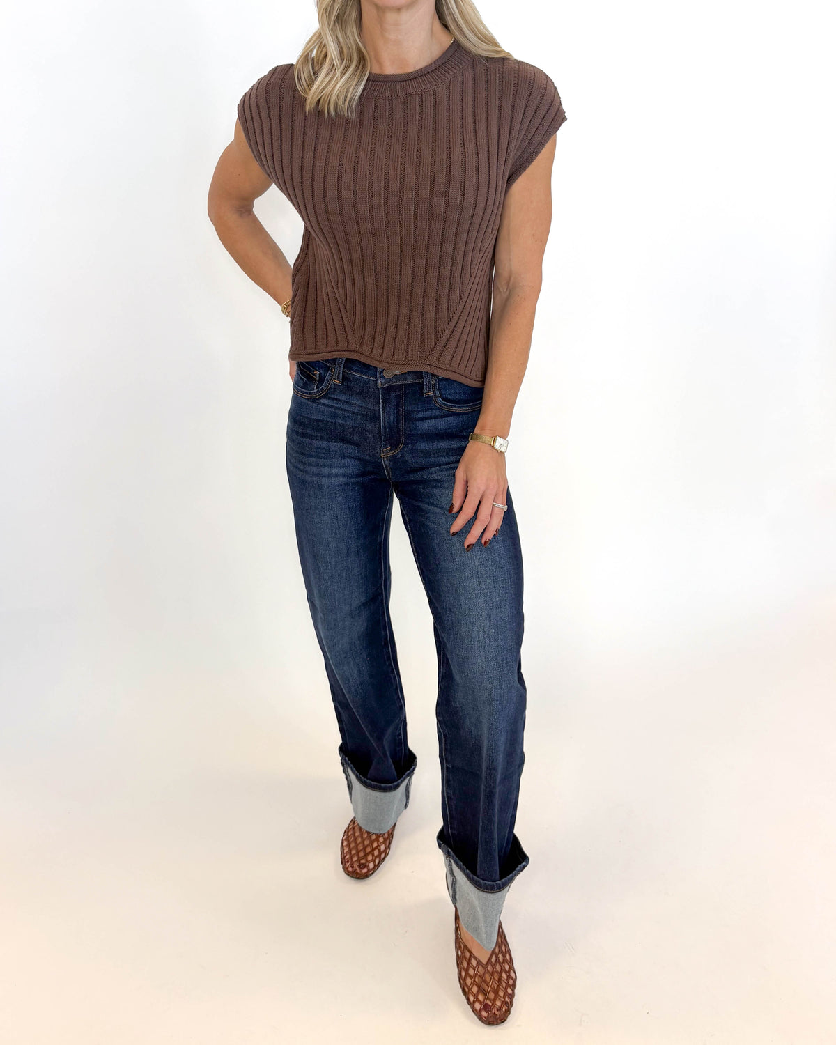 Espresso Hour Sweater Top
