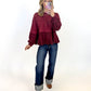 Merlot & Lace Sweatshirt