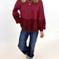 Merlot & Lace Sweatshirt