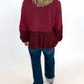 Merlot & Lace Sweatshirt