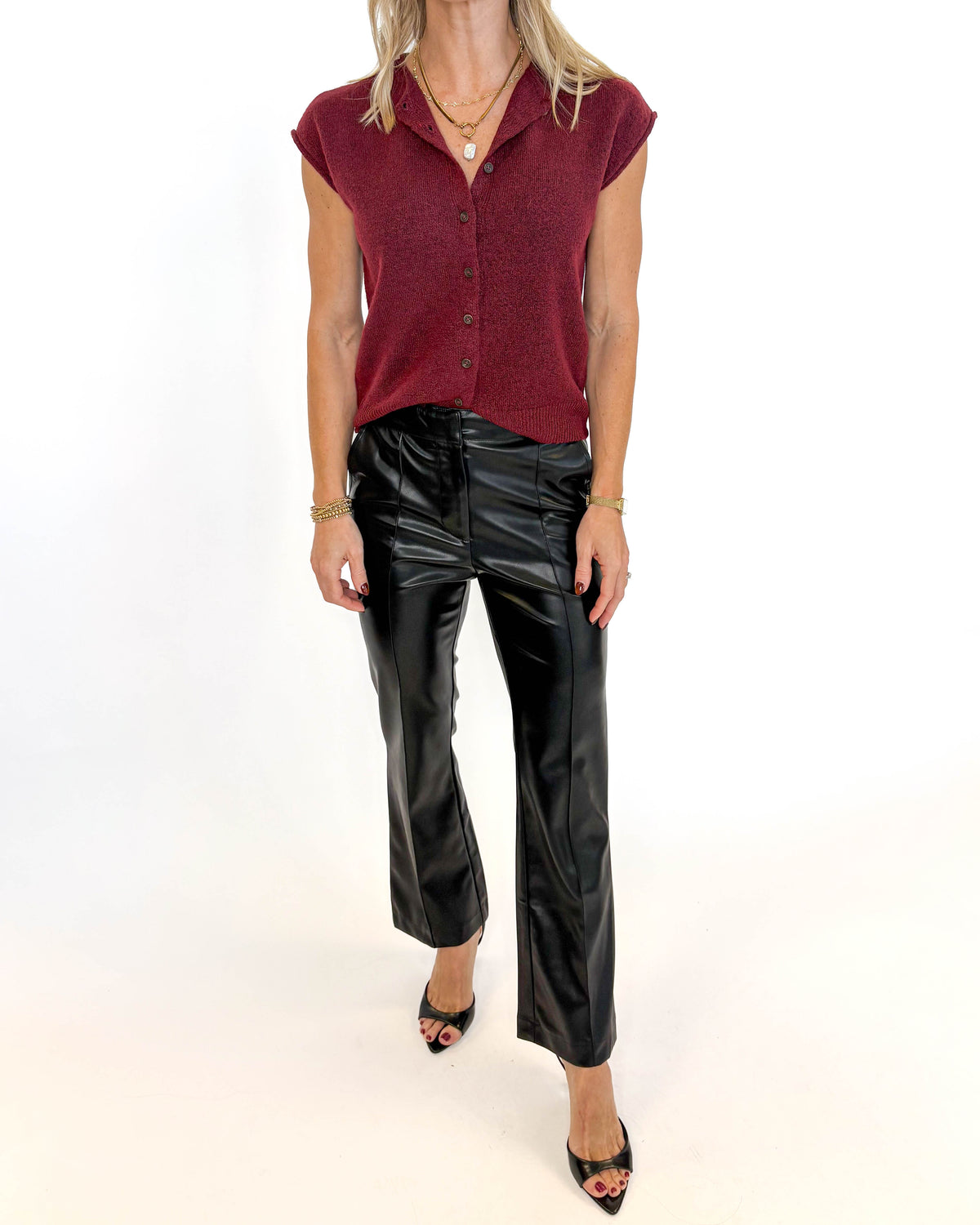 After Hours Faux Leather Pants