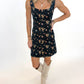 Evergreen Elegance Floral Dress
