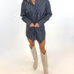The Boardwalk Stripe Shirt Dress