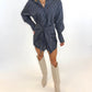 The Boardwalk Stripe Shirt Dress