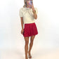 The Flirt Alert Skort - RED