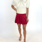 The Flirt Alert Skort - RED