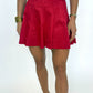 The Flirt Alert Skort - RED