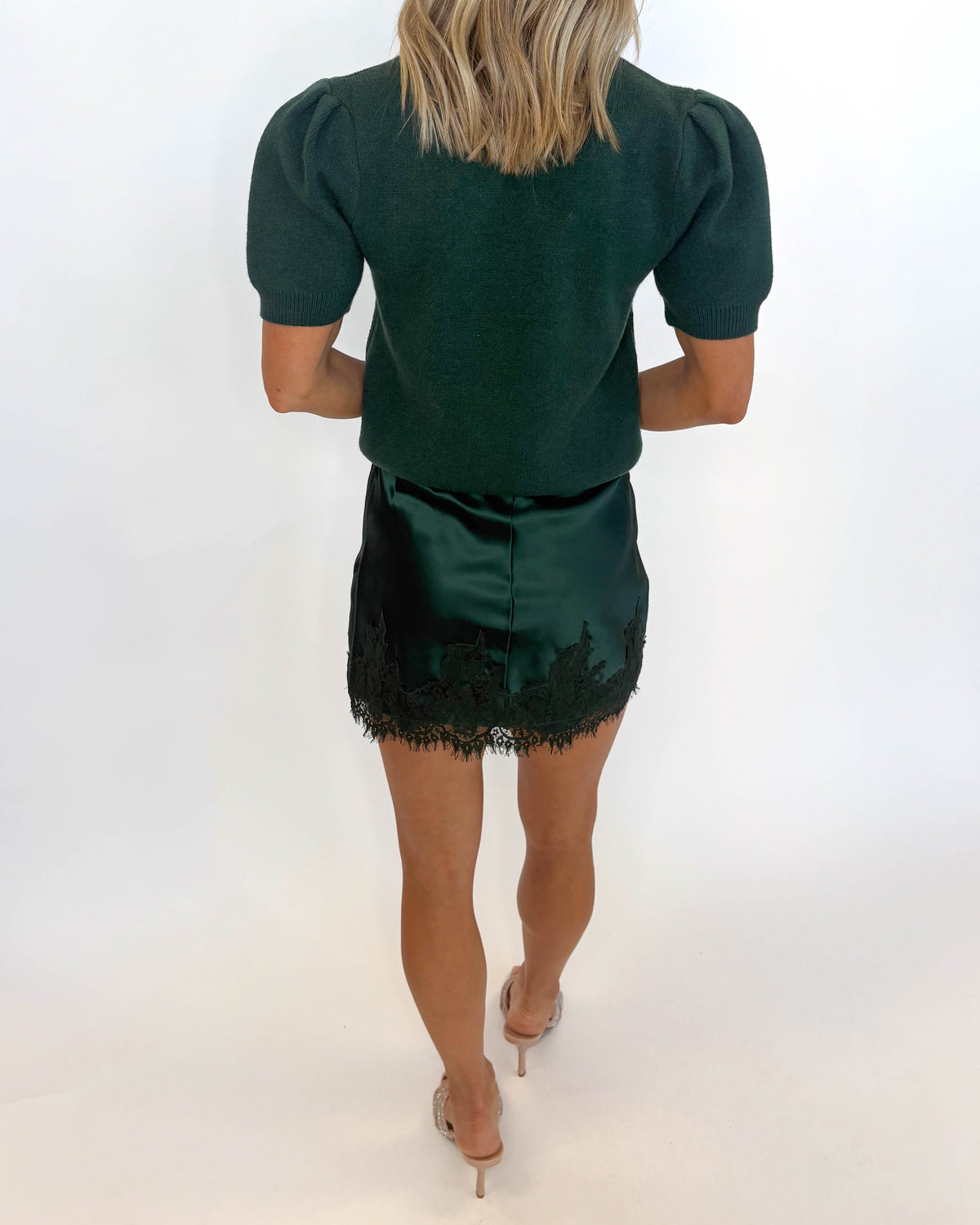 Evergreen After Dark Lace Skort