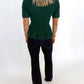 The Merry & Bright Peplum Sweater