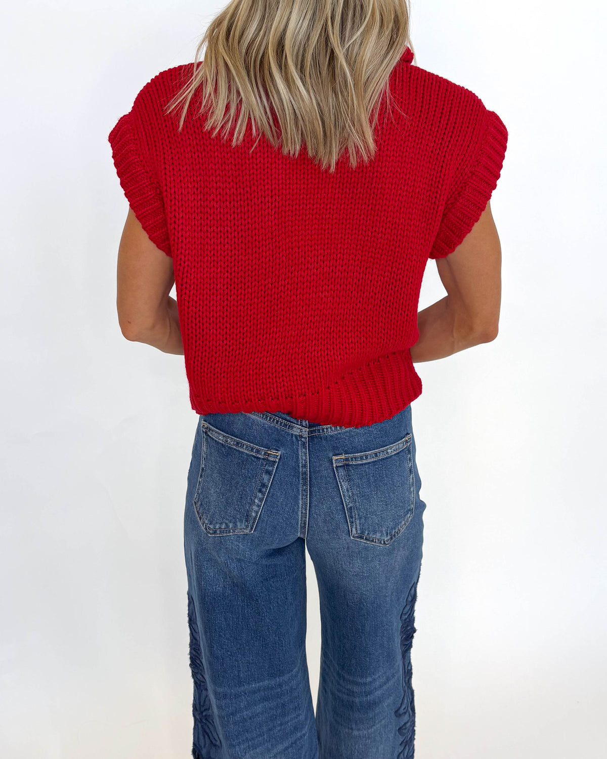 The Harper Sweater - RED