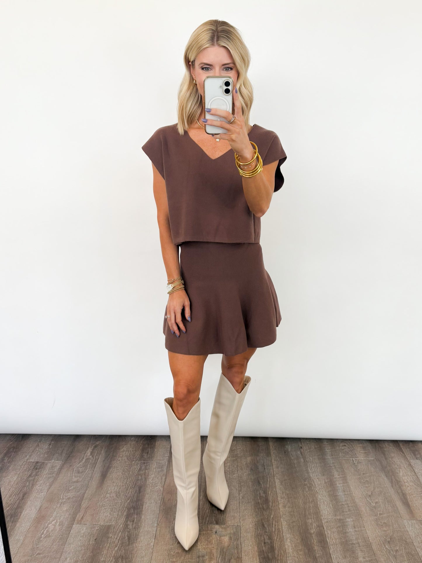 Harvest Knit Set - Brown