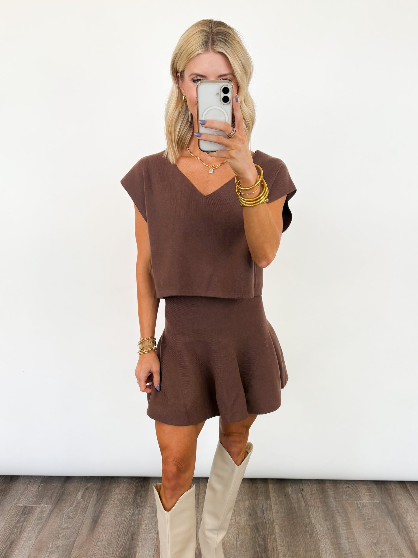 Harvest Knit Set - Brown