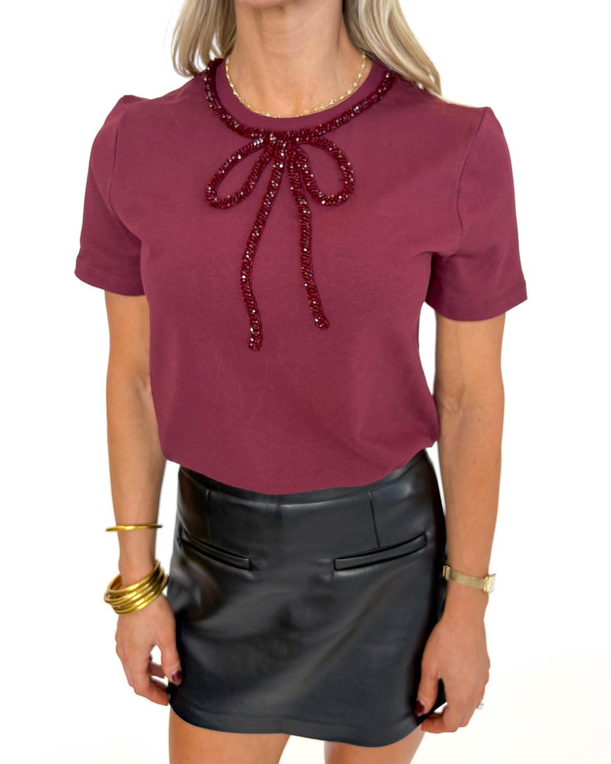 Wine & Shine Bow Top