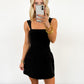 Nightfall Romper -BLACK