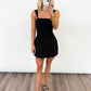 Nightfall Romper -BLACK