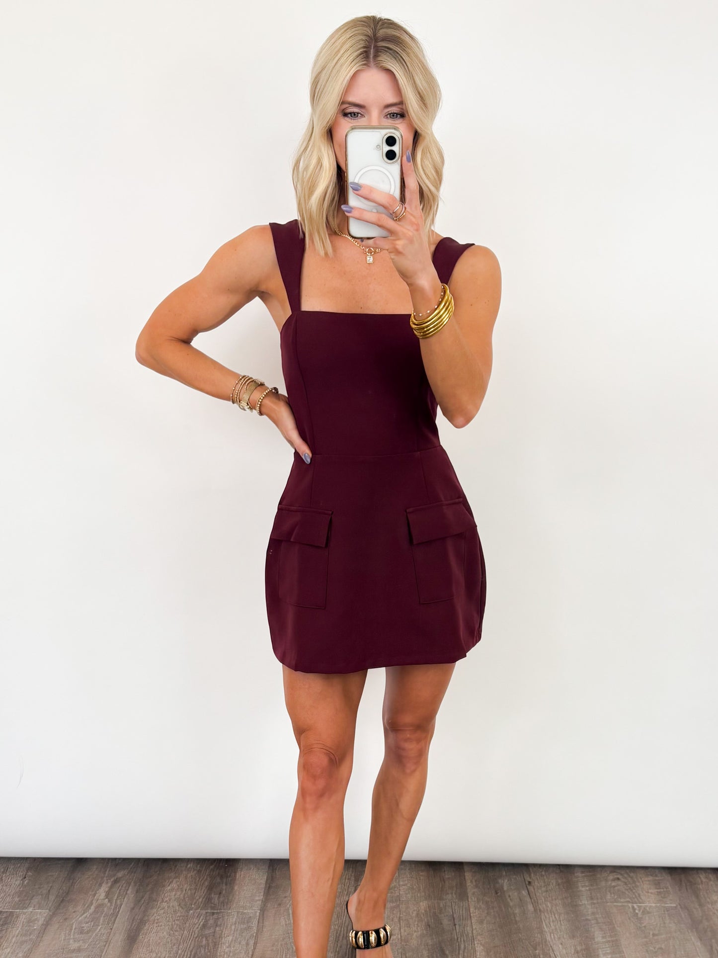 Nightfall Romper - WINE