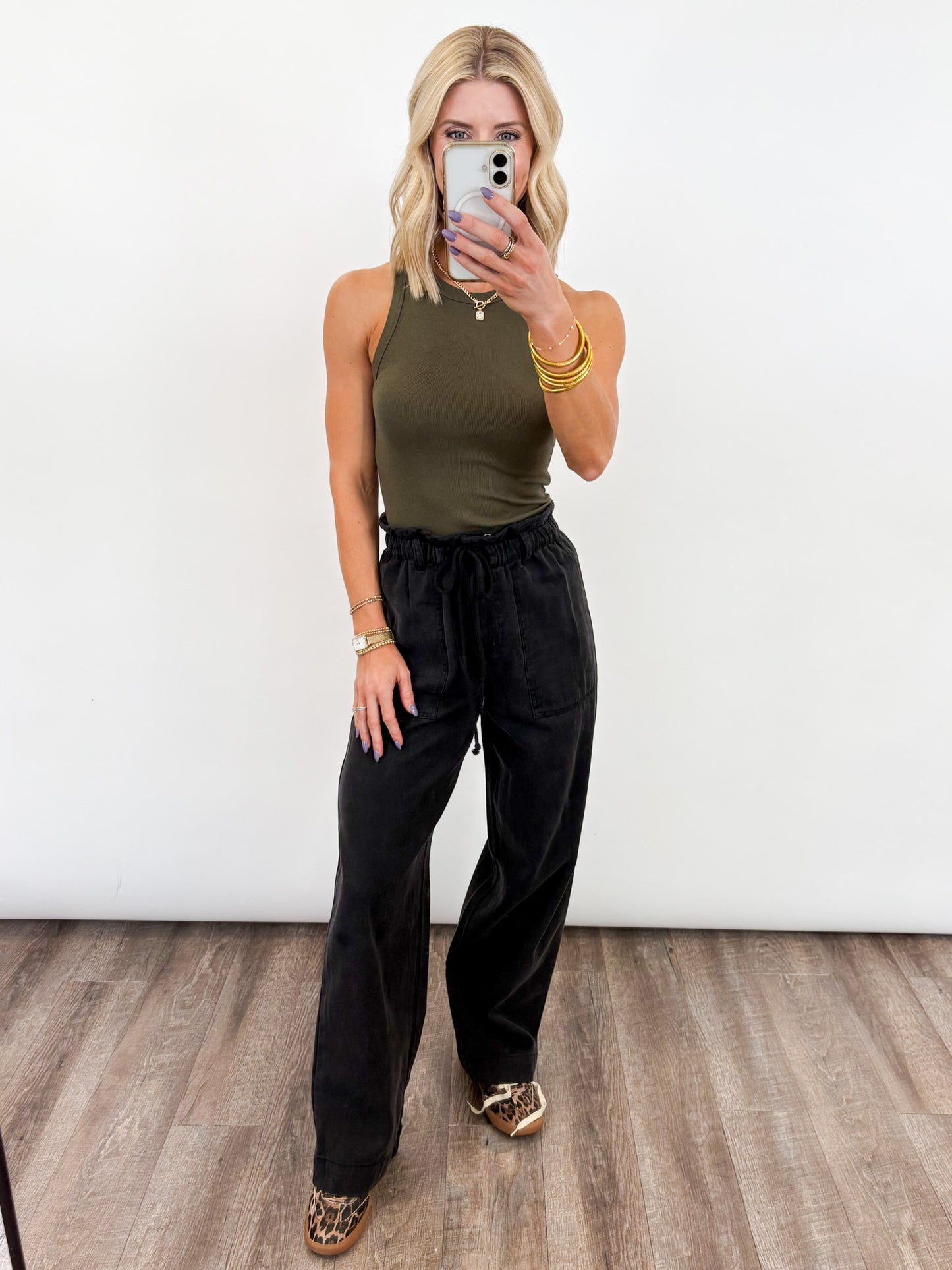 Chic Utility Denim Pants