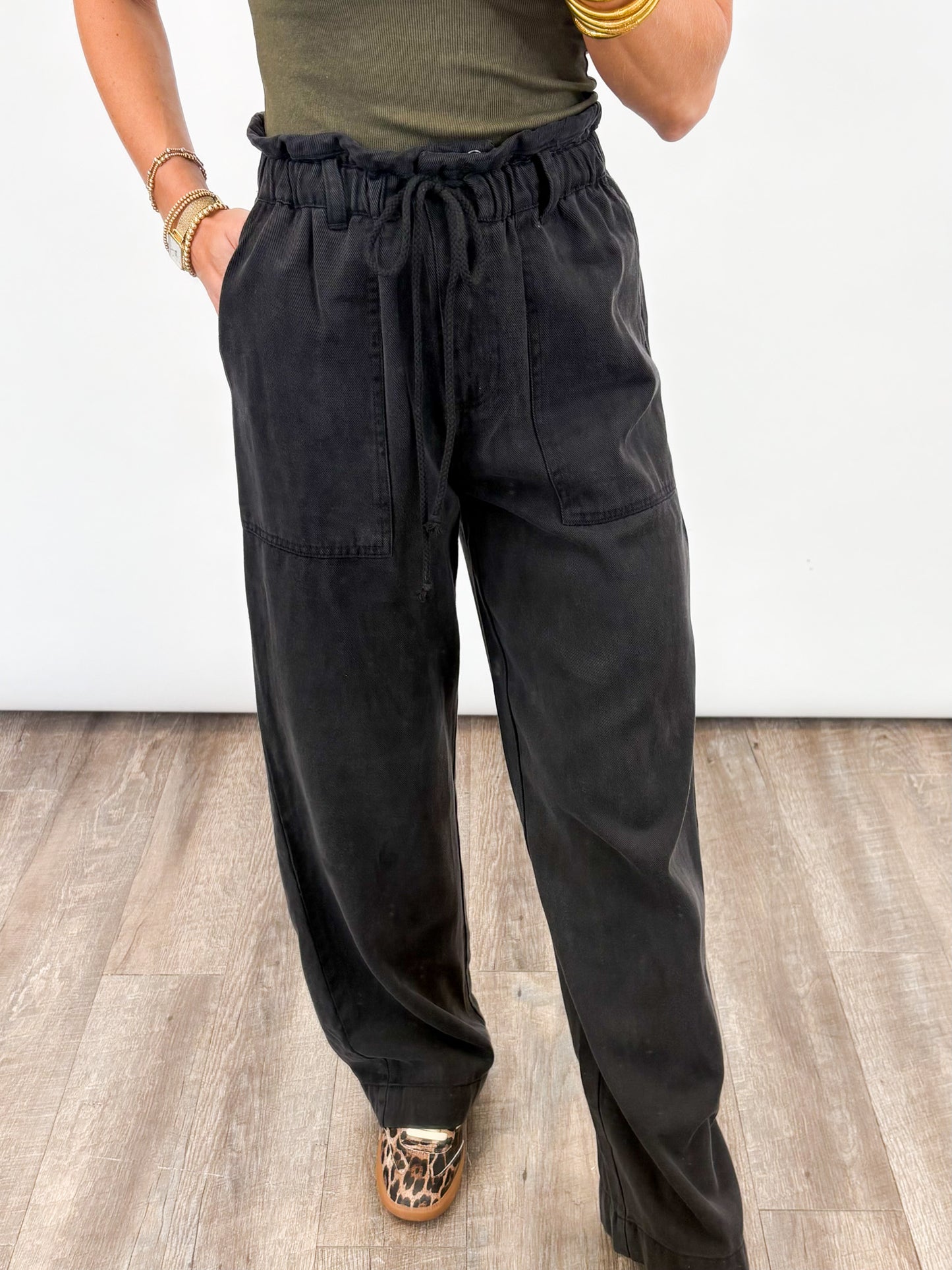 Chic Utility Denim Pants