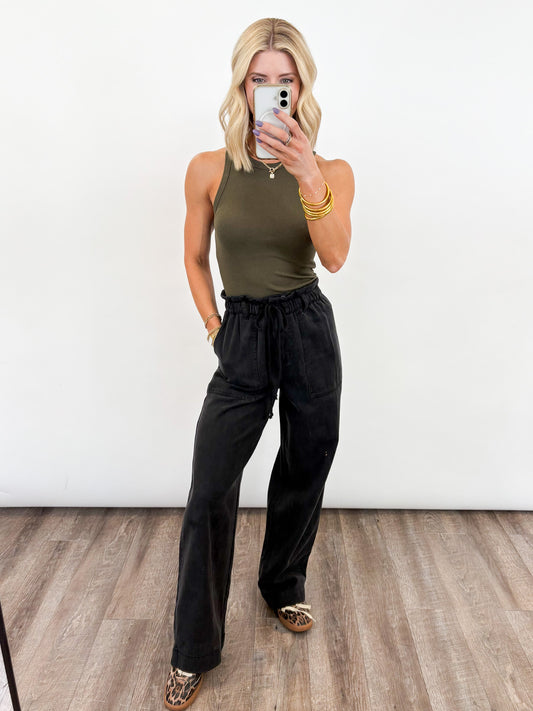 Chic Utility Denim Pants