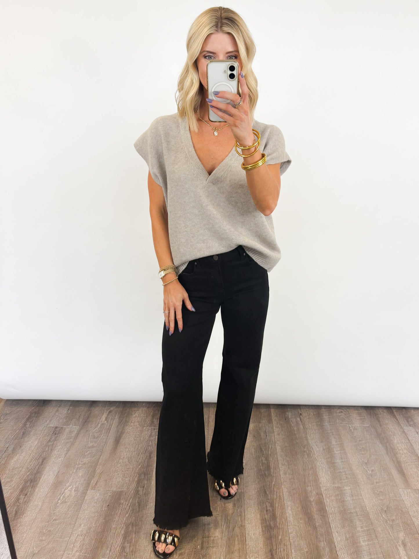 Classic Knit Sweater Vest - 2 COLORS