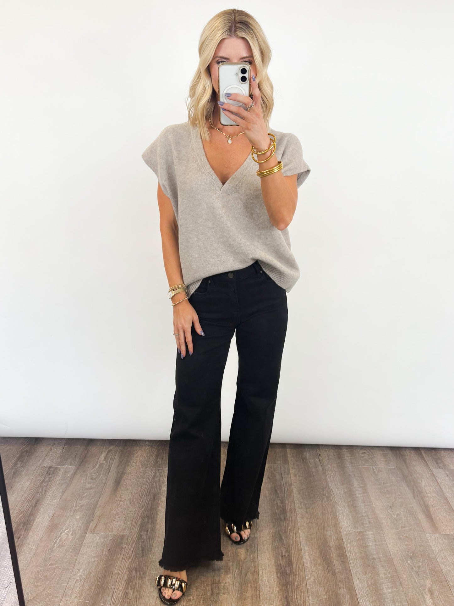 Classic Knit Sweater Vest - 2 COLORS