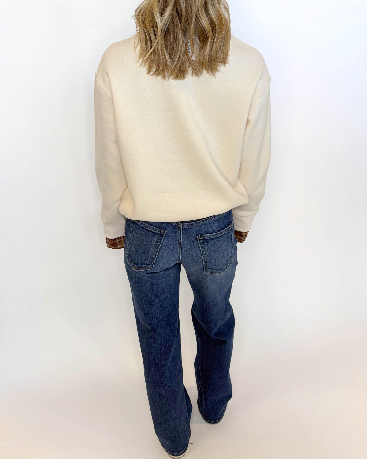Harvest Plaid Pumpkin Sweatshirt
