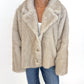 Frosted Faux Fur Reversible Jacket