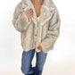 Frosted Faux Fur Reversible Jacket