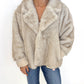 Frosted Faux Fur Reversible Jacket