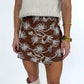 Autumn Bloom Embroidered Skort