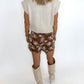 Autumn Bloom Embroidered Skort