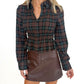 Autumn After Dark Plaid Top