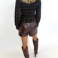 Autumn After Dark Plaid Top