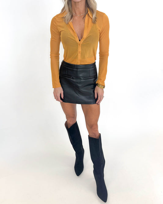 Golden Hour Button Down Top