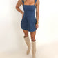 Downtown Denim Pocket Romper