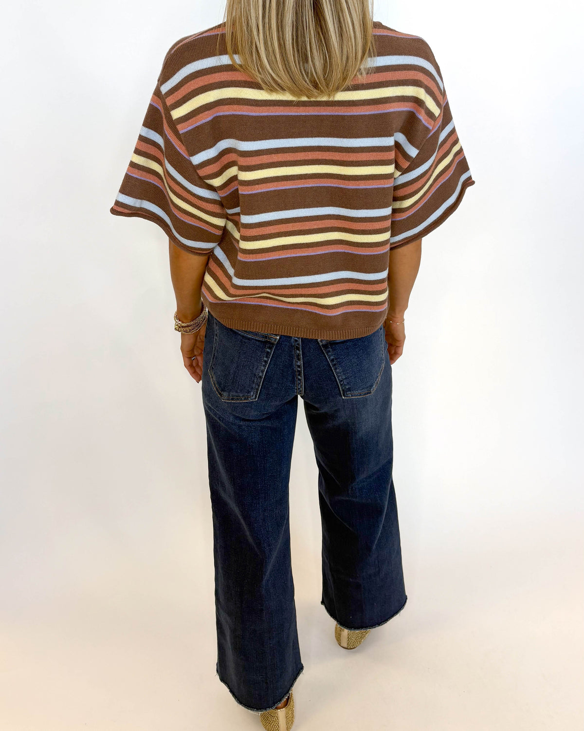 Coffee & Color Striped Sweater