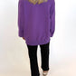 TIGERS Embossed Mock Neck