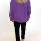 TIGERS Embossed Mock Neck
