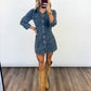 Buttoned Up Denim Dress