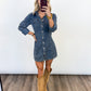 Buttoned Up Denim Dress