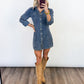 Buttoned Up Denim Dress