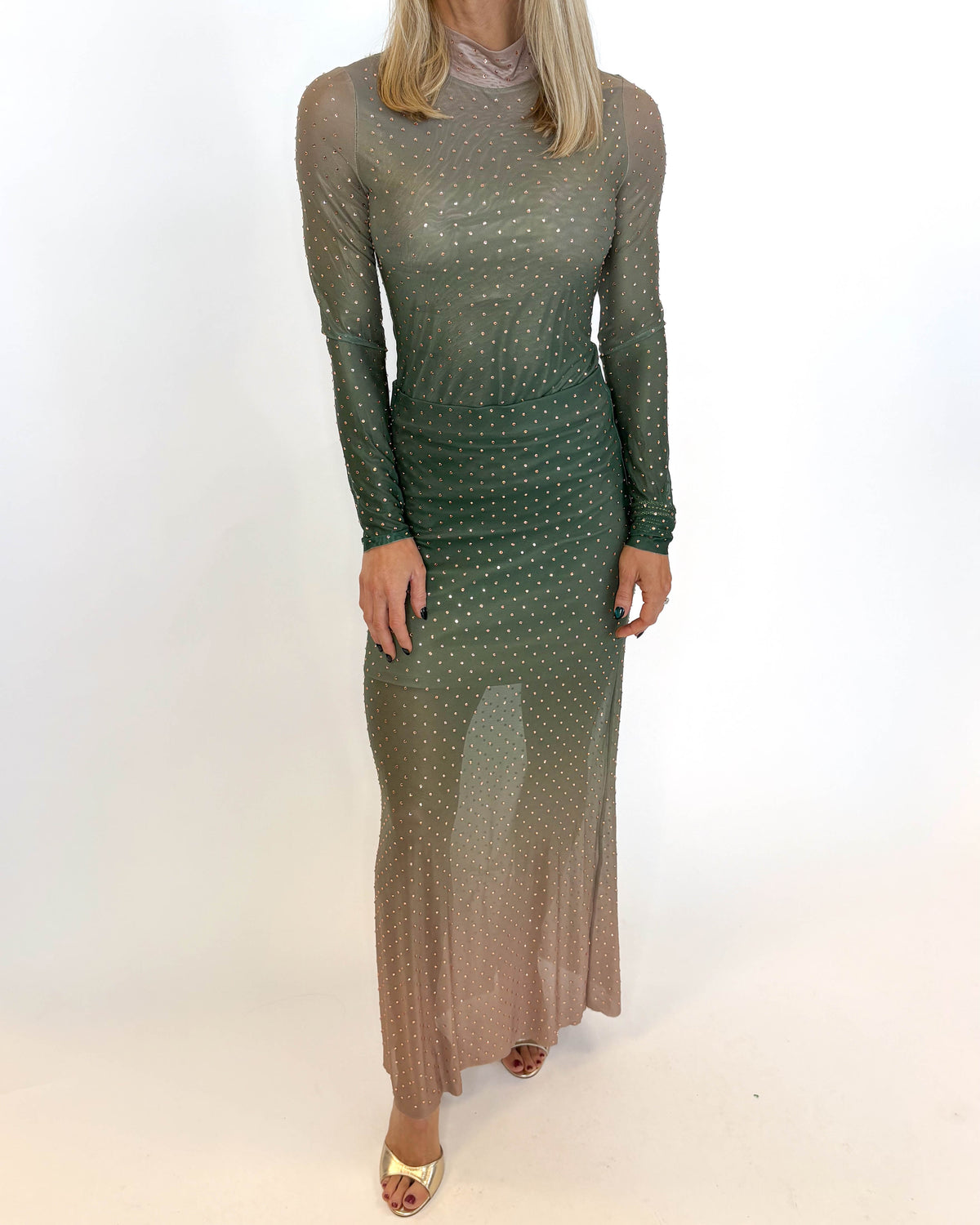 Emerald Twilight Skirt Set