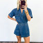 Blue Horizon Denim Romper