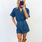 Blue Horizon Denim Romper