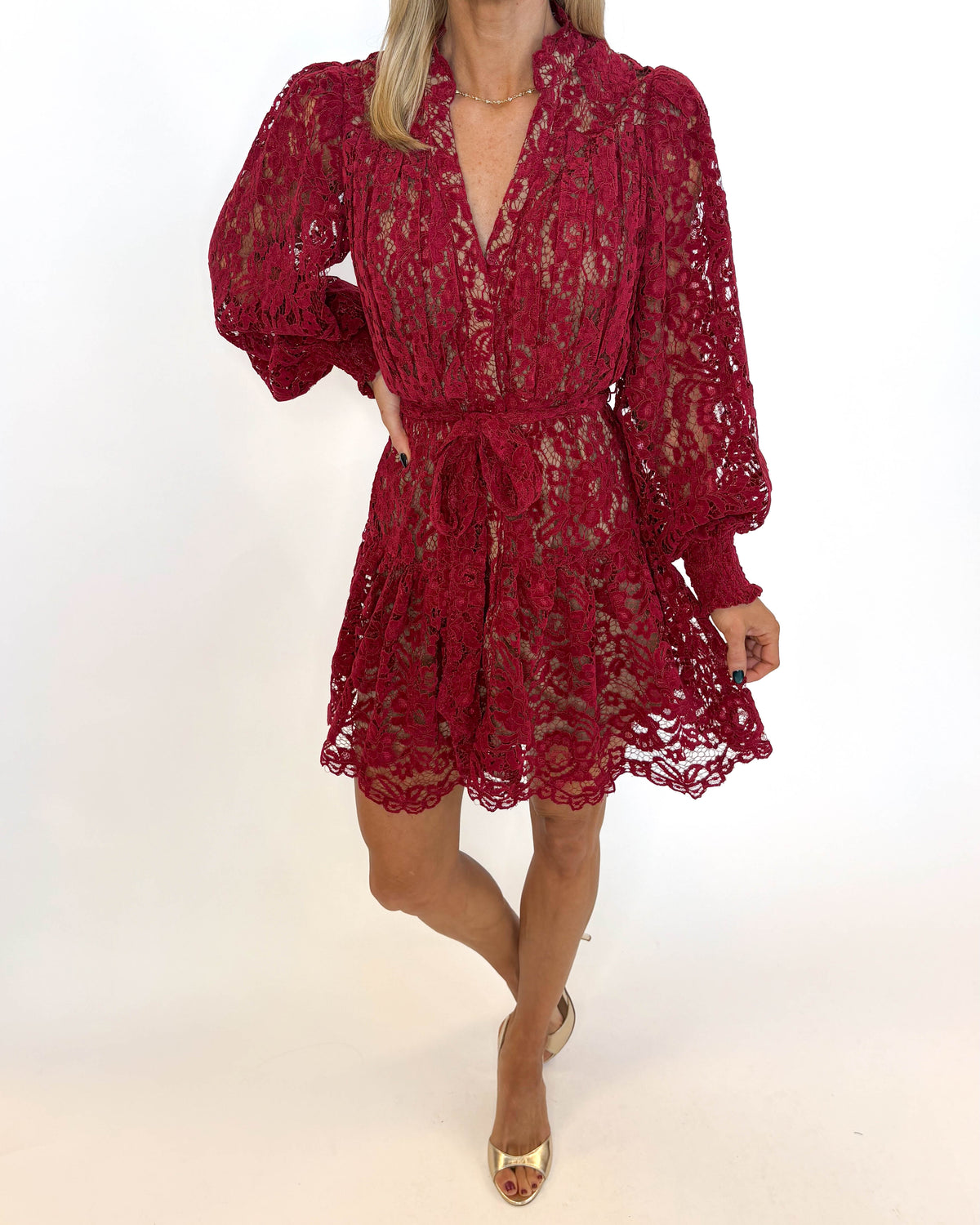 Christmas Romance Lace Dress