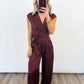 Cabernet Tie-Waist Jumpsuit