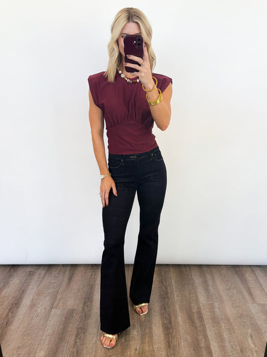 The Structured Statement Top - 2 COLORS
