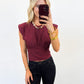 The Structured Statement Top - 2 COLORS